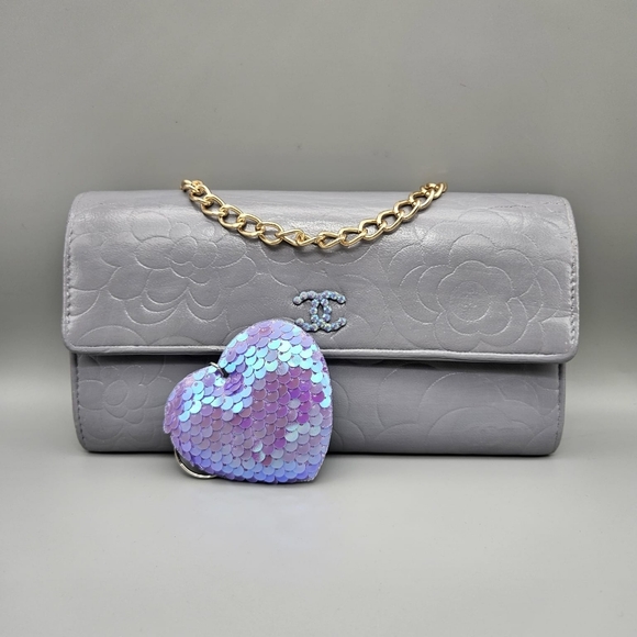 🤍CHANEL Grey Authentic Camilla Wallet/Clutch🤍 - Picture 16 of 16